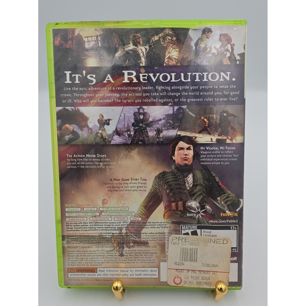 Fable III - Xbox 360 Game - Complete - Picture 2 of 3